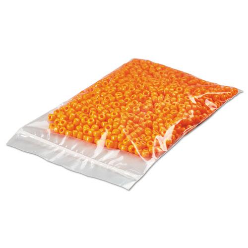 Reclosable Poly Bags, Zipper-Style Closure, 2 mil, 3" x 5", Clear, 1,000/Carton. Picture 1