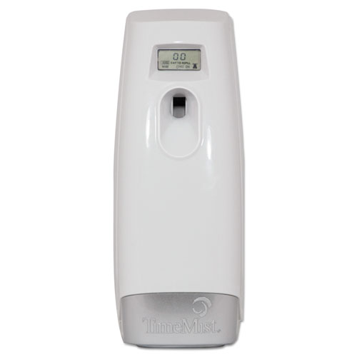 Plus Metered Aerosol Fragrance Dispenser, 3.4" x 3.4" x 8.25", White. Picture 1
