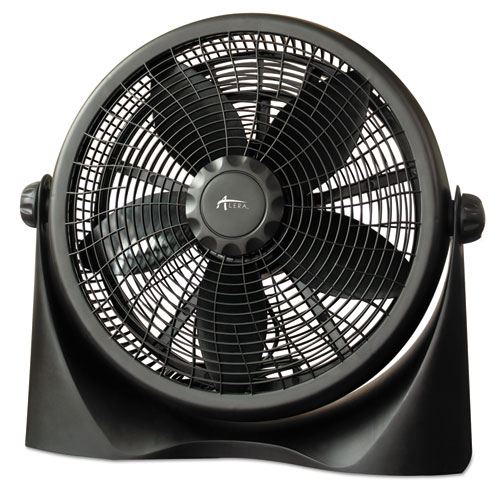 16" Super-Circulation 3-Speed Tilt Fan, Plastic, Black. Picture 1
