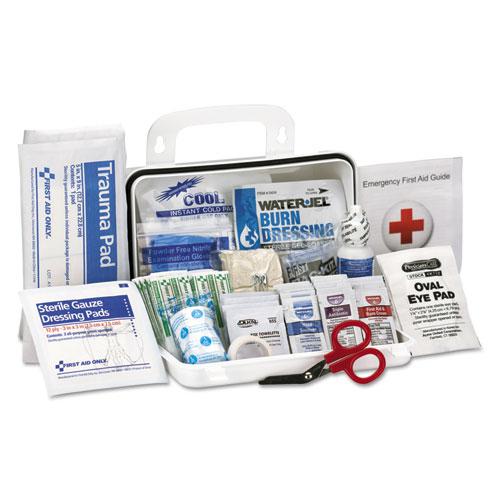 ANSI Class A 10 Person First Aid Kit, 71 Pieces, Plastic Case. Picture 2
