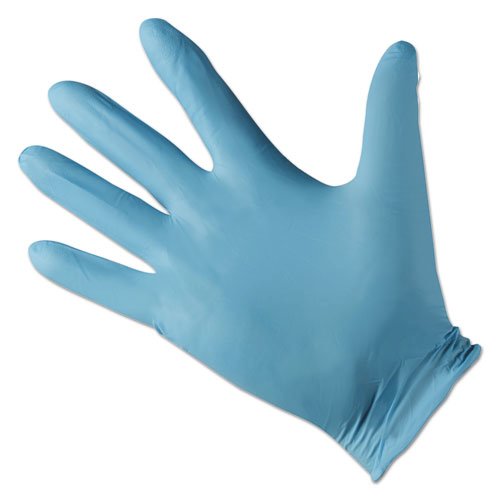 G10 Nitrile Gloves, Powder-Free, Blue, 242 mm Length, Large, 100/Box, 10 Boxes/Carton. Picture 1