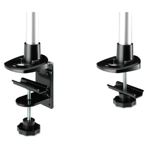 Dual-Swivel Monitor Arm, 360 Degree Rotation, +15 Degree/-90 Degree Tilt, 180 Degree Pan, Black/Gray, Supports 30 lbs. Picture 2