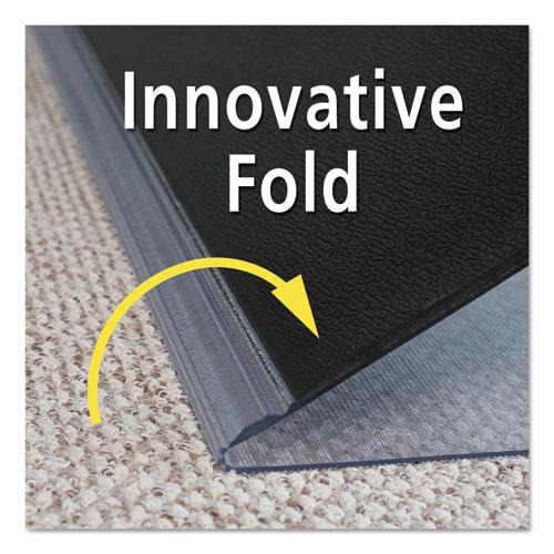 Sit or Stand Mat for Carpet or Hard Floors, 45 x 53, Clear/Black. Picture 2