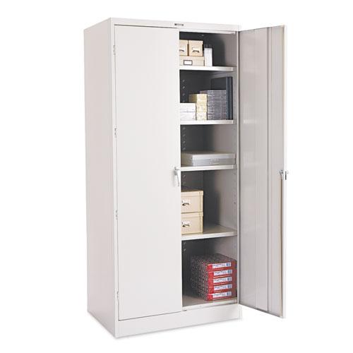78" High Deluxe Cabinet, 36w x 24d x 78h, Light Gray. Picture 1