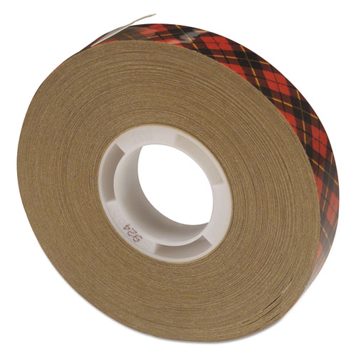 ATG Adhesive Transfer Tape, Permanent, Holds Up to 0.5 lbs, 0.5" x 36 yds, Clear. Picture 3