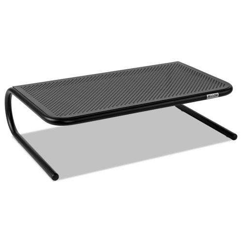 Metal Art Monitor Stand, 19" x 12.5" x 5.25", Black, Supports 30 lbs. Picture 1