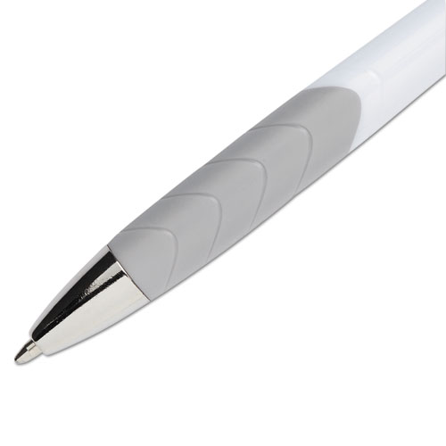 InkJoy 700 RT Ballpoint Pen, Retractable, Medium 1 mm, Black Ink, White/Gray Barrel, Dozen. Picture 5