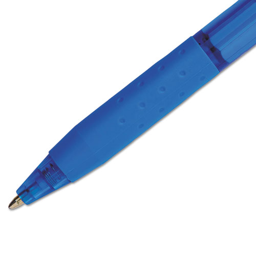 InkJoy 300 RT Ballpoint Pen, Retractable, Medium 1 mm, Blue Ink, Blue Barrel, Dozen. Picture 6