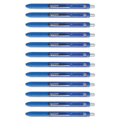 InkJoy Gel Pen, Retractable, Micro 0.5 mm, Blue Ink, Blue Barrel, Dozen. Picture 9