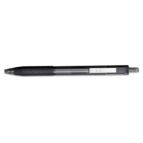 InkJoy 300 RT Ballpoint Pen, Refillable, Retractable, Medium 1 mm, Black Ink, Black Barrel, 24/Pack. Picture 4