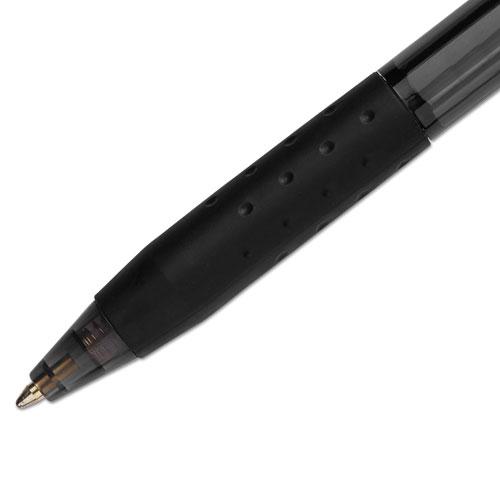 InkJoy 300 RT Ballpoint Pen, Refillable, Retractable, Medium 1 mm, Black Ink, Black Barrel, 24/Pack. Picture 6