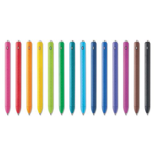 InkJoy Gel Pen, Retractable, Medium 0.7 mm, Assorted Ink and Barrel Colors, 14/Pack. Picture 2