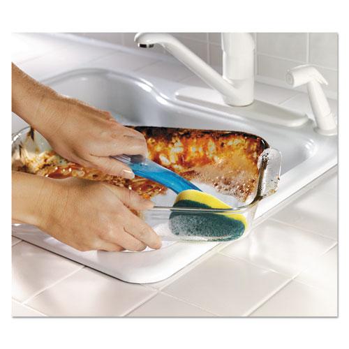 Soap-Dispensing Dishwand, 2.5 x 9.5, Yellow/Green, 4/Carton. Picture 2