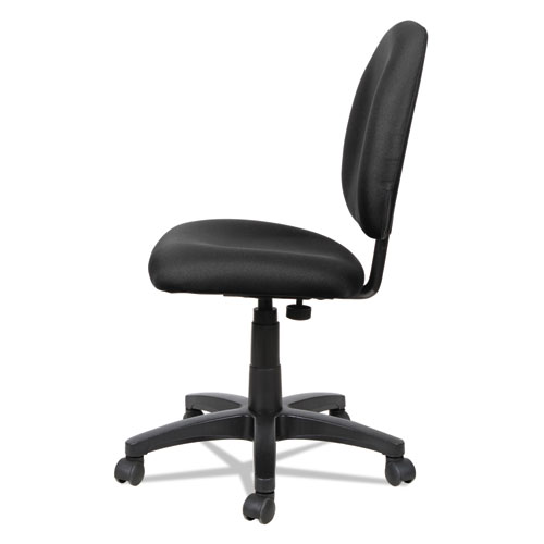 Alera Essentia Series Swivel Task Chair, Supports Up to 275 lb, 17.71" to 22.44" Seat Height, Black. Picture 5