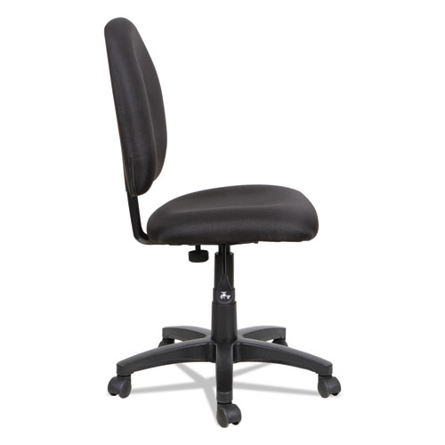 Alera Essentia Series Swivel Task Chair, Supports Up to 275 lb, 17.71" to 22.44" Seat Height, Black. Picture 3