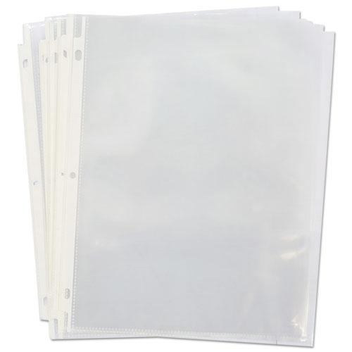 Top-Load Poly Sheet Protectors, Heavy Gauge, Clear, 50/Pack. Picture 6