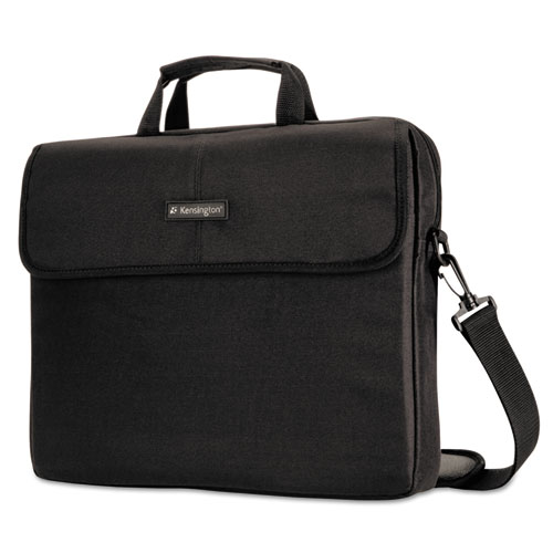 Simply Portable Padded Laptop Sleeve, Fits Devices Up to 15.6", Polyester, 17 x 1.5 x 12, Black. Picture 1