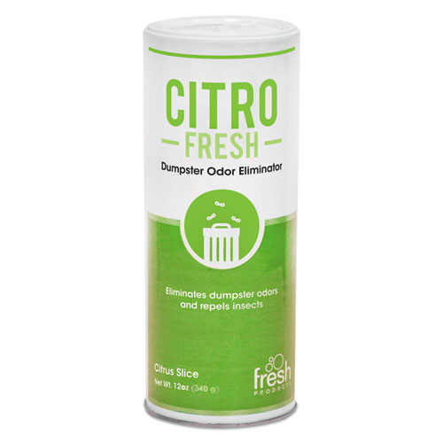 Citro Fresh Dumpster Odor Eliminator, Citronella, 12 oz Canister, 12/Carton. Picture 1