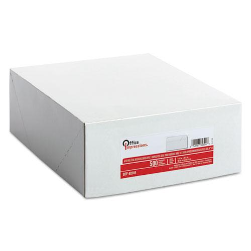 Peel Seal Strip Business Envelope, #10, Square Flap, Self-Adhesive Closure, 4.13 x 9.5, White, 500/Box. Picture 2