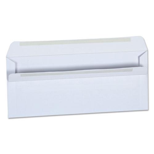 Self-Seal Business Envelope, #10, Square Flap, Self-Adhesive Closure, 4.13 x 9.5, White, 500/Box. Picture 1