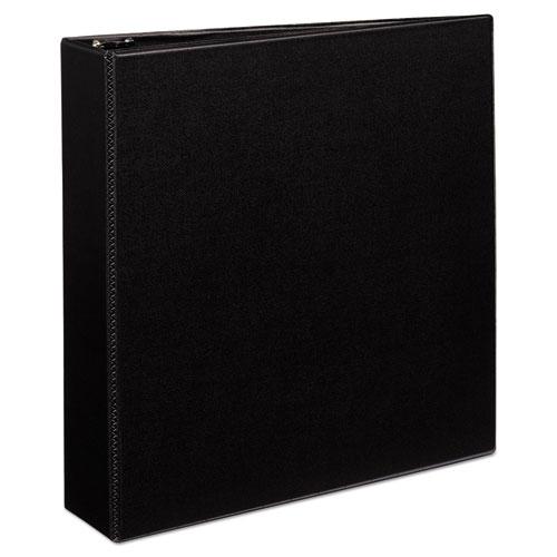 Durable Non-View Binder with DuraHinge and Slant Rings, 3 Rings, 2" Capacity, 11 x 8.5, Black. The main picture.
