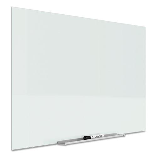 InvisaMount Magnetic Glass Marker Board, 74 x 42, White Surface. Picture 4