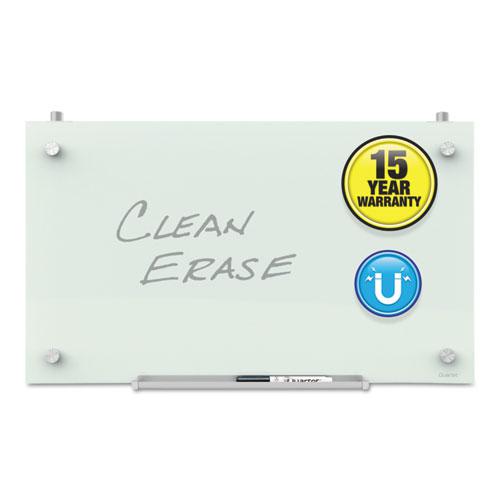 Infinity Magnetic Glass Dry Erase Cubicle Board, 30 x 18, White Surface. Picture 5
