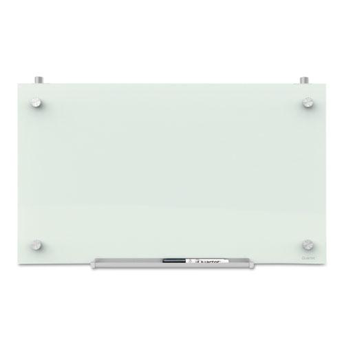 Infinity Magnetic Glass Dry Erase Cubicle Board, 30 x 18, White Surface. Picture 1