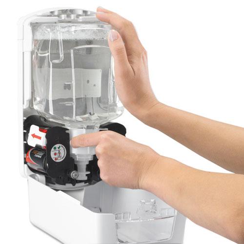 LTX-12 Dispenser, 1,200 mL, 5.75 x 3.38 x 10.63, Gray/White, 4/Carton. Picture 5