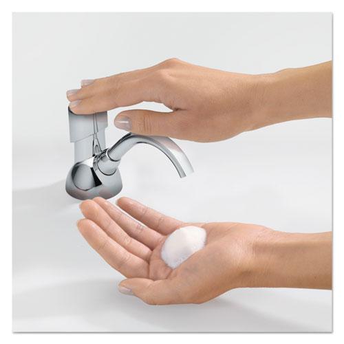 CX Counter Mount Foam Soap Dispenser, 1,500 mL/2,300 mL, 4.5 x 11.88 x 4.5, Chrome. Picture 5