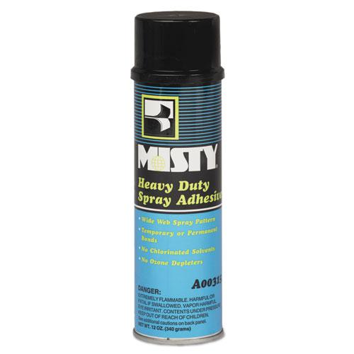 Heavy-Duty Adhesive Spray, 12 oz, Dries Clear, 12/Carton. Picture 1