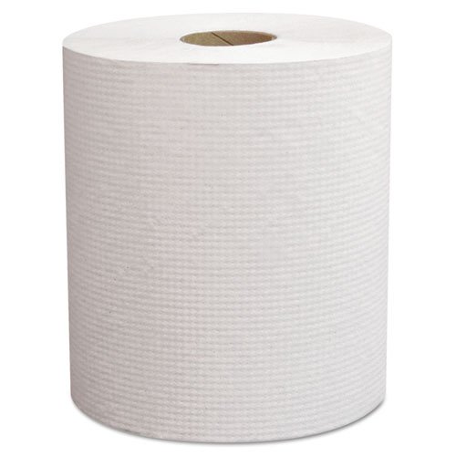 Select Roll Paper Towels, 1-Ply, 7.9" x 800 ft,  White, 6 Rolls/Carton. Picture 1