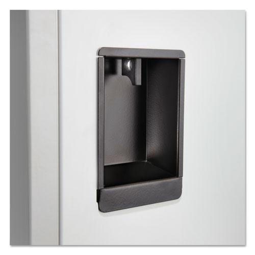 Double-Tier Locker, 12w x 18d x 78h, Two-Tone Gray. Picture 2