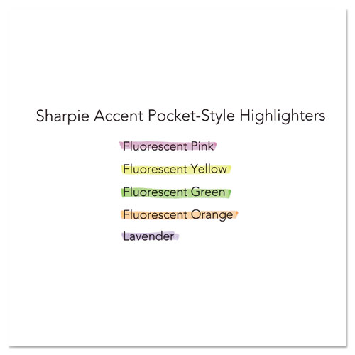 Pocket Style Highlighter Value Pack, Yellow Ink, Chisel Tip, Yellow Barrel, 36/Pack. Picture 4