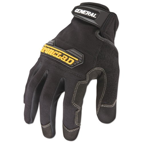 General Utility Spandex Gloves, Black, X-Large, Pair. Picture 1