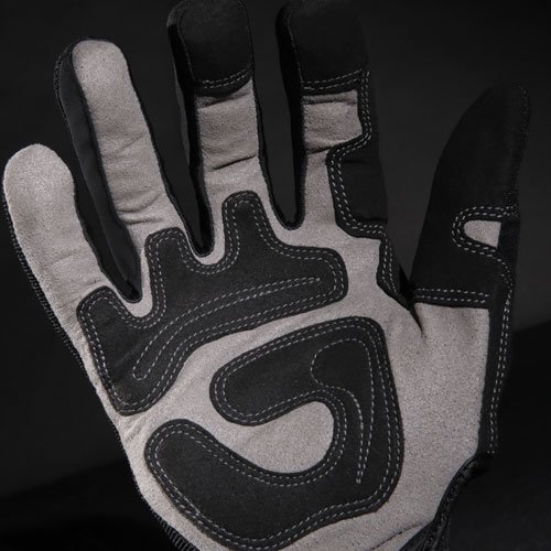 General Utility Spandex Gloves, Black, Medium, Pair. Picture 8