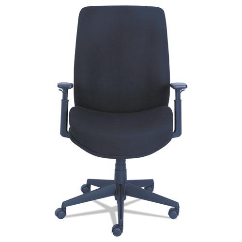 Baldwyn Series Mid Back Task Chair, Supports Up to 275 lb, 19" to 22" Seat Height, Black. Picture 2
