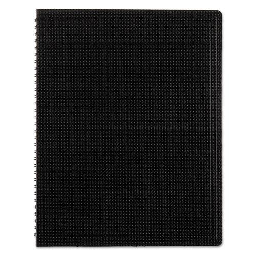 Duraflex Poly Notebook, 1-Subject, Medium/College Rule, Black Cover, (80) 11 x 8.5 Sheets. Picture 1