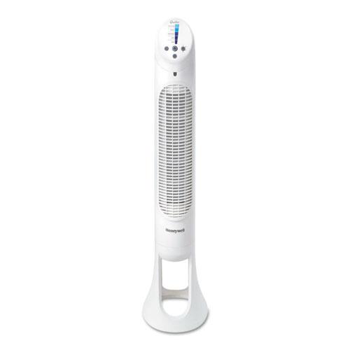 QuietSet Whole Room Tower Fan, White, 5 Speed. Picture 1