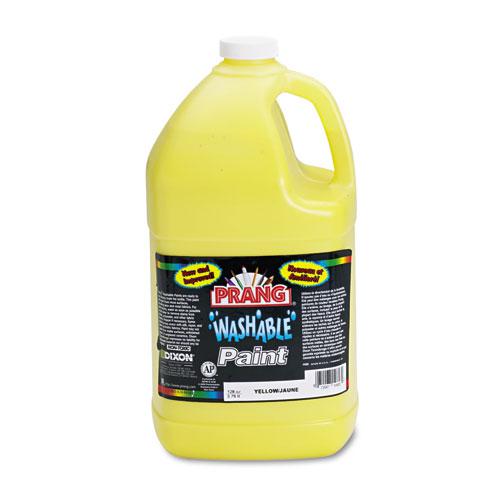 Washable Paint, Yellow, 1 gal Bottle. The main picture.