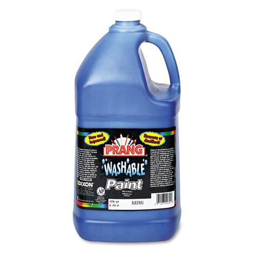 Washable Paint, Blue, 1 gal Bottle. Picture 1