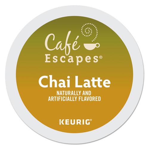 Cafe Escapes Chai Latte K-Cups, 96/Carton. Picture 1
