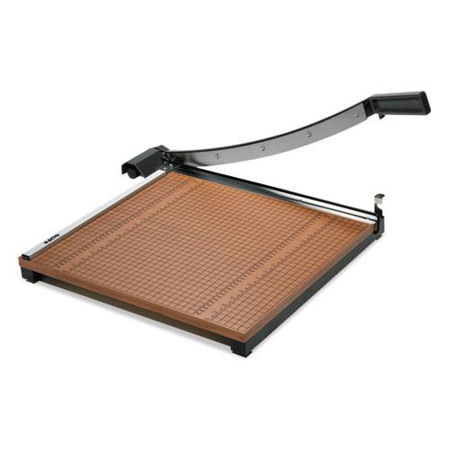 Square Commercial Grade Wood Base Guillotine Trimmer, 15 Sheets, 18" Cut Length, 18 x 18. Picture 4