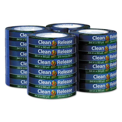 Clean Release Painter's Tape, 3" Core, 0.94" x 60 yds, Blue, 24/Carton. Picture 1