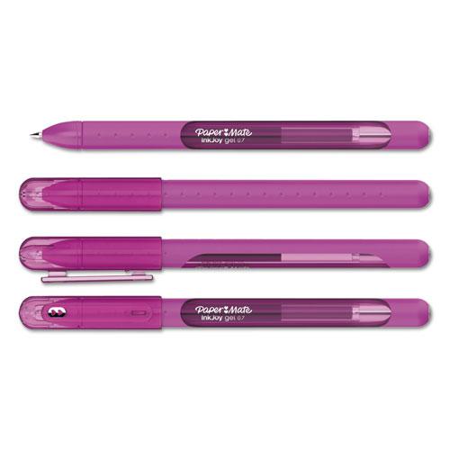 InkJoy Gel Pen, Stick, Medium 0.7 mm, Assorted Ink and Barrel Colors, 20/Pack. Picture 8