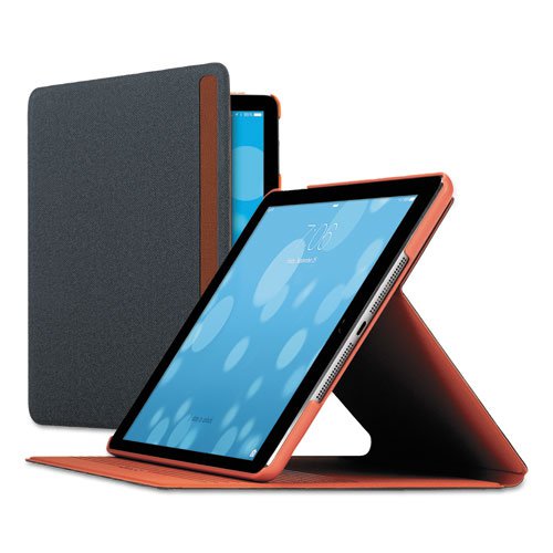 Austin iPad Air Case, Polyester, Gray/Orange. The main picture.