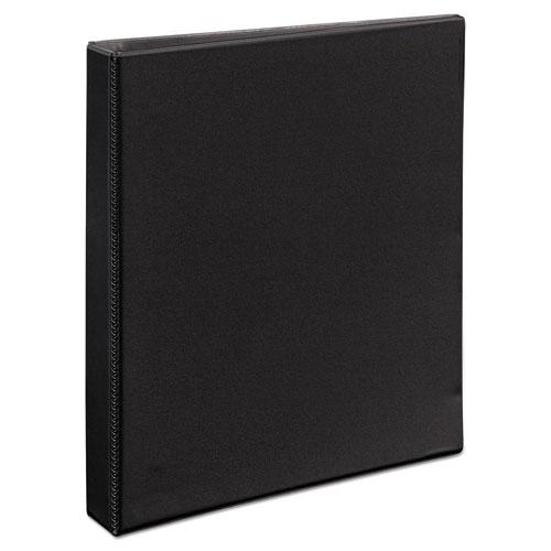 Heavy-Duty Non Stick View Binder with DuraHinge and Slant Rings, 3 Rings, 1" Capacity, 11 x 8.5, Black, (5300). Picture 2
