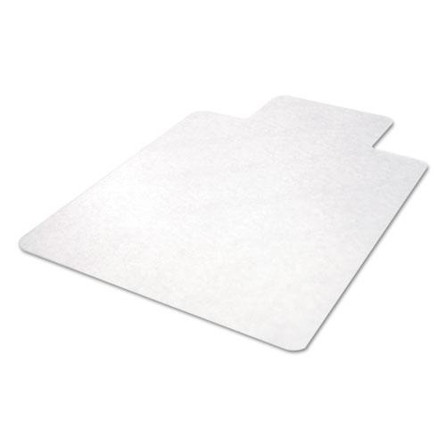 All Day Use Non-Studded Chair Mat for Hard Floors, 36 x 48, Lipped, Clear. Picture 7