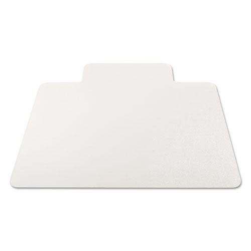All Day Use Non-Studded Chair Mat for Hard Floors, 36 x 48, Lipped, Clear. Picture 8