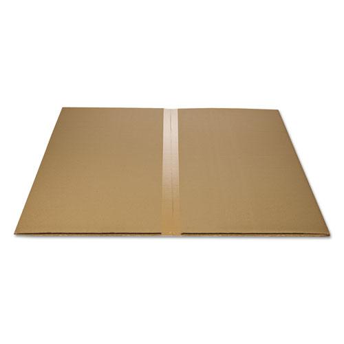 All Day Use Non-Studded Chair Mat for Hard Floors, 45 x 53, Wide Lipped, Clear. Picture 10